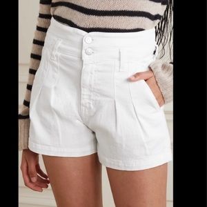 Veronica Beard Jeans white denim shorts!